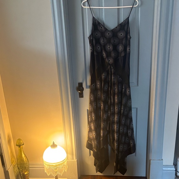 Diane Von Furstenberg Black Asymmetrical Dress - Picture 5 of 5